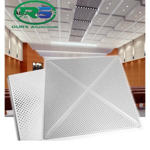 China 8mm Thickness Clip In Metal Ceiling Aluminum Wall Panels Architectural Suspended Fireproof factory