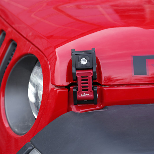 JEEP Wrangler JL Gladiator Off-road Vehicle Aluminum Alloy Hood Latches Lock 133*56*42mm