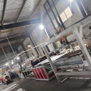 Shenzhen HYPET Carbon Crystal Plate Extrusion Production Line , Three Layers PVC