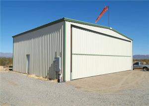 China Q235 Q345 Low Carbon Steel Structure Hangar With Hot Dipped Galvanized factory