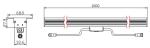 Waterproof White Outdoor LED Linear Lighting DC24V For Bridges