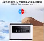 1200W Portable Power Station Camping Solar Generador Outdoor Emergency Battery