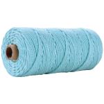 Green 3 Strand Twisted Nylon Rope 3mm Macrame Braided Cotton Rope