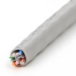 CMR PVC 23AWG Outdoor UTP Cable CAT6 Gray High Speed Network Lan Cable 1000FT
