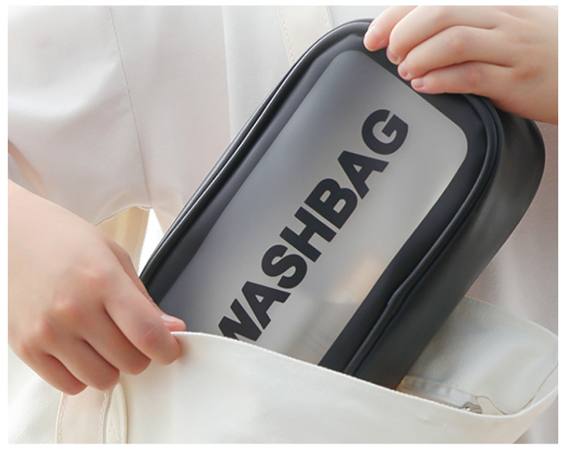 Frosted PVC Makeup Bag
