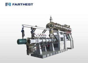 China Electric Full Fat Grain Feed Extruder Machine For Fish Feed Extrusion Process factory