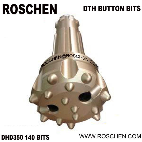 Carbon Steel Down The Hole Drilling , DTH Drill Rock Button Bit for Australia