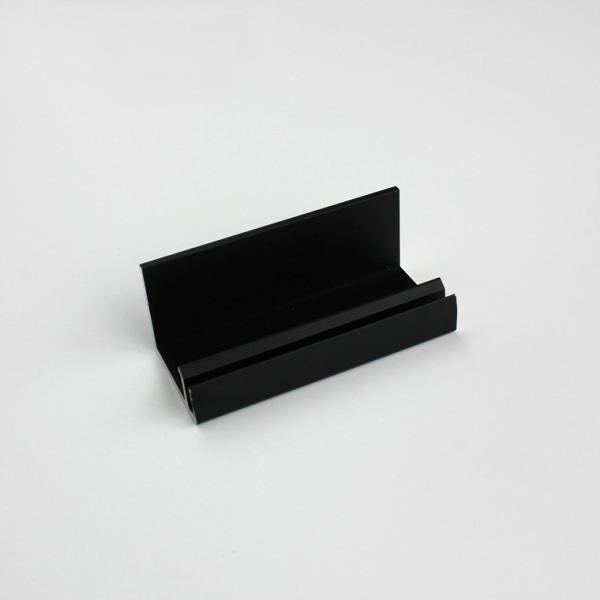 China Black Anodizing Aluminium Extrusion Profile For Frameless Solar Panel with CNC Machining factory