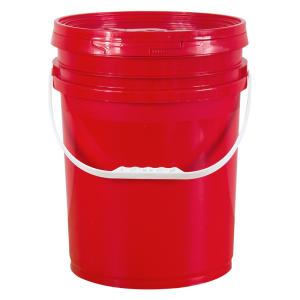 China 100% Material Used 20 Liter Empty Plastic Pails with Lid and Handle factory
