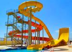 Fiberglass Boomerango Water Slide Commercial Water Park Equipment UV Resistant
