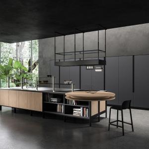 China Kitchen Furniture Cabinets Luxury Modern Smart Modular Design Wooden Veneer Door Panel Wood Wall Kitchen Cabinet With Island factory