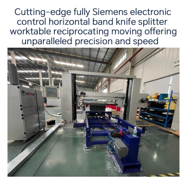 High cutting precision and speed rectangle Polyether foam sponge horizontal band knife splitted to sheet High-intensity long-term and large-scale
