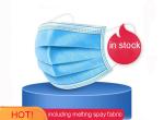 3-Layer masks Anti-bacteria and Dust Breathable Disposable Mouth Blue Face mask