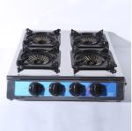 Factory Supply LPG Natural Gas Multi-Headed Gas Stove Commercial Four-eye