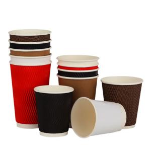 China Custom Logo Eco Friendly Paper Cup 10 Oz Capacity 100% Recyclable Materials Single Wall factory