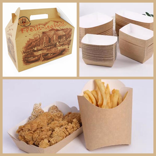 Frozen Food Packaging Kraft Paper White Coated Kraft Back For Food Boxes 360gsm White Clay Coating On The Front Side And Natural Brown Back Side Paper Board