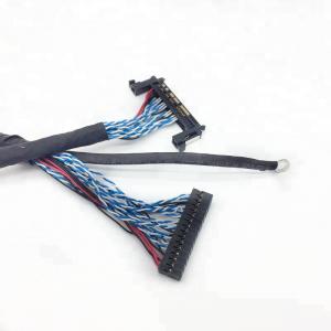 China Flat Ribbon Cable Connector for Industrial Loom Cable Assembly in Customer Request Length on sale