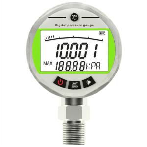 China 80 Mm Various Unit Conversions High Precision Digital Manometer Digital Pressure Gauge factory