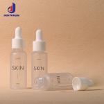 PET Frosted Dropper Bottle Transparent Dropper Serum Bottle 20ml 25ml 35ml For