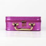 PU Luxury Make Up Box Cosmetic Box Lamination UV Gold Foil Finishing OEM