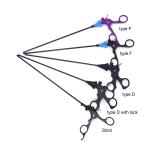 CE Certified Wanhe 5mm Laparoscopic Surgical Oviduct Forceps for Precise