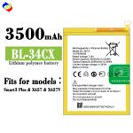 BL-34CX Mobile Battery for Infinix X626 Smart3 Plus 3.8V 3500mAh A For Mobile