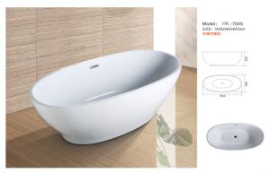 China Modern Bathtub,Acrylic bathtub white color,Bathtub, seamless Bathtub. HK-7045 Size:165X80X62CM factory