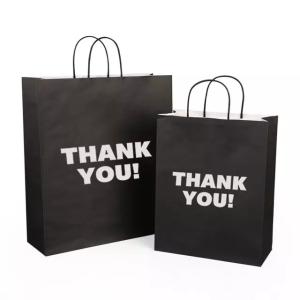 China 5KG Carry Recycled Kraft Paper Bag With Twisted Handle factory