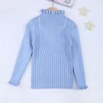 Custom Winter Baby Kids Rib Knitted Sweaters Baby Girl Boy Pullover Children