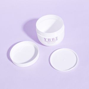 China 300g Recyclable Round Wide Mouth Plastic Cream Jar For Body Scrub on sale