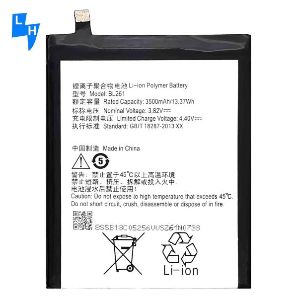 Mobile Phone Digital Battery for Lenovo A7020/Vibe K5 Note K52T38 K52E78 BL261