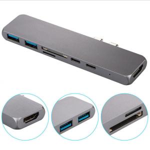 China Dual USB-C Card Reader/ Hub EXCLUSIVELY for Apple Macbook Pro 2016 - 40GB/S Thunderbolt 3 (TB3) port factory