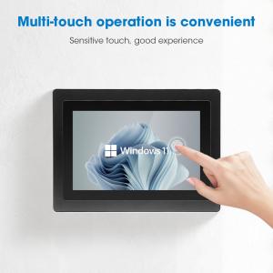 China Industrial Touch Panel PC with 12-36V Input Voltage and 32G/64G/128G/256G SSD Storage factory