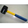 Buy cheap black head rubber hammer with fiber handle from wholesalers