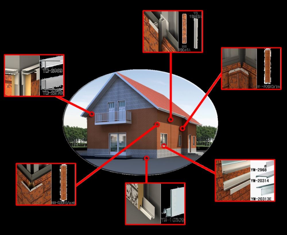 Fireproof Decorative Sandwich Panel PUF Roofing Sheets 16mm