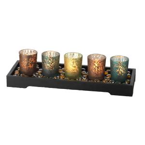 China Glass Votive Candle Holder Sets factory