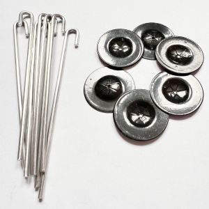 China Bird Proof Solar Panel Mounting Clips Uv Radiation Black Coating on sale