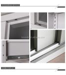 Medicine Drug Steel Glass Door Metal Storage Cabinet For Laboratory