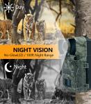 4G trial camera with antenna KW896 30MP 0.15s trigger speed night vision