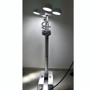 China 3.8m vehicle roof mount pneumatic telescopic mast light tower for fire tenders factory