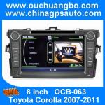 Ouchuangbo Toyota Corolla 2007-2011 audio MP3 media palyer with BT 1080P DVD gps