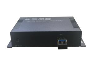 China 12G-SDI fiber converter over single core fiber cable factory