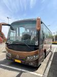 Second-Hand Luxury Bus 39 Seats Gold Color Euro 4 Yuchai Engine Golden Dragon