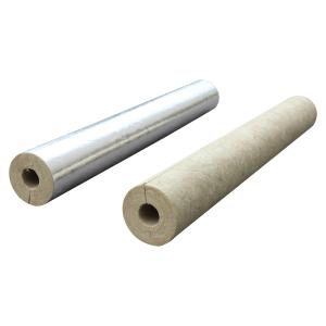 China China Manufacturer's Fireproof Stone Wool Insulation Tube Industrial Design Rock Wool Pipe Cover factory
