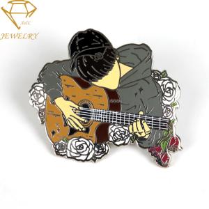 China Hard Enamel 9cm PVC Personalised Pin Badges factory