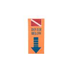 PVC mini SMB with neoprene pouch for scuba diving
