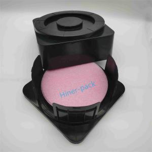 China Customized ODM 6 Inch Black Conductive PP Horizontal Wafer Shipper For Semiconductor Manufacture factory