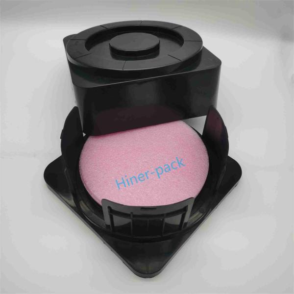 Customized ODM 6 Inch Black Conductive PP Horizontal Wafer Shipper For