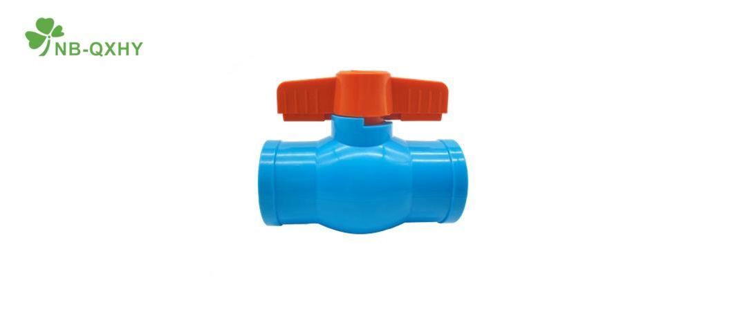 Nb-Qxhy PVC Socket Only 1/2&quot;-4&quot; Spigot Ball Valve with Indian Market