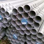 Zinc Coated Galvanized Gi Pipe , DN15 DN20 DN25 Galvanised Steel Tube For